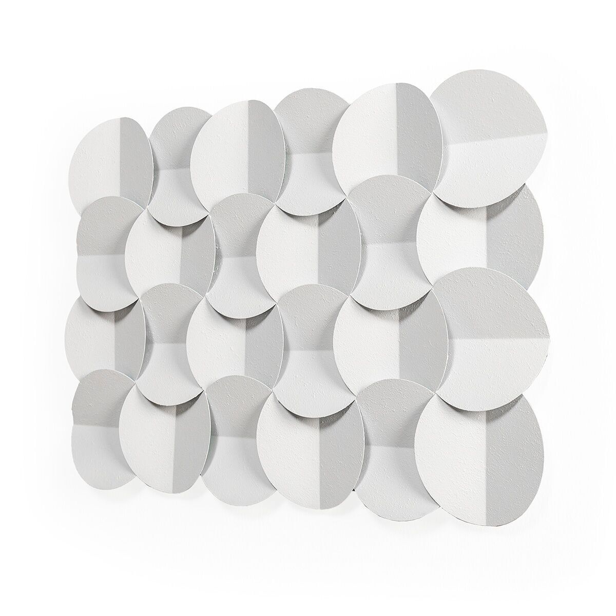 SCULTURA 72X3X49 METALLO BIANCO TH1334800