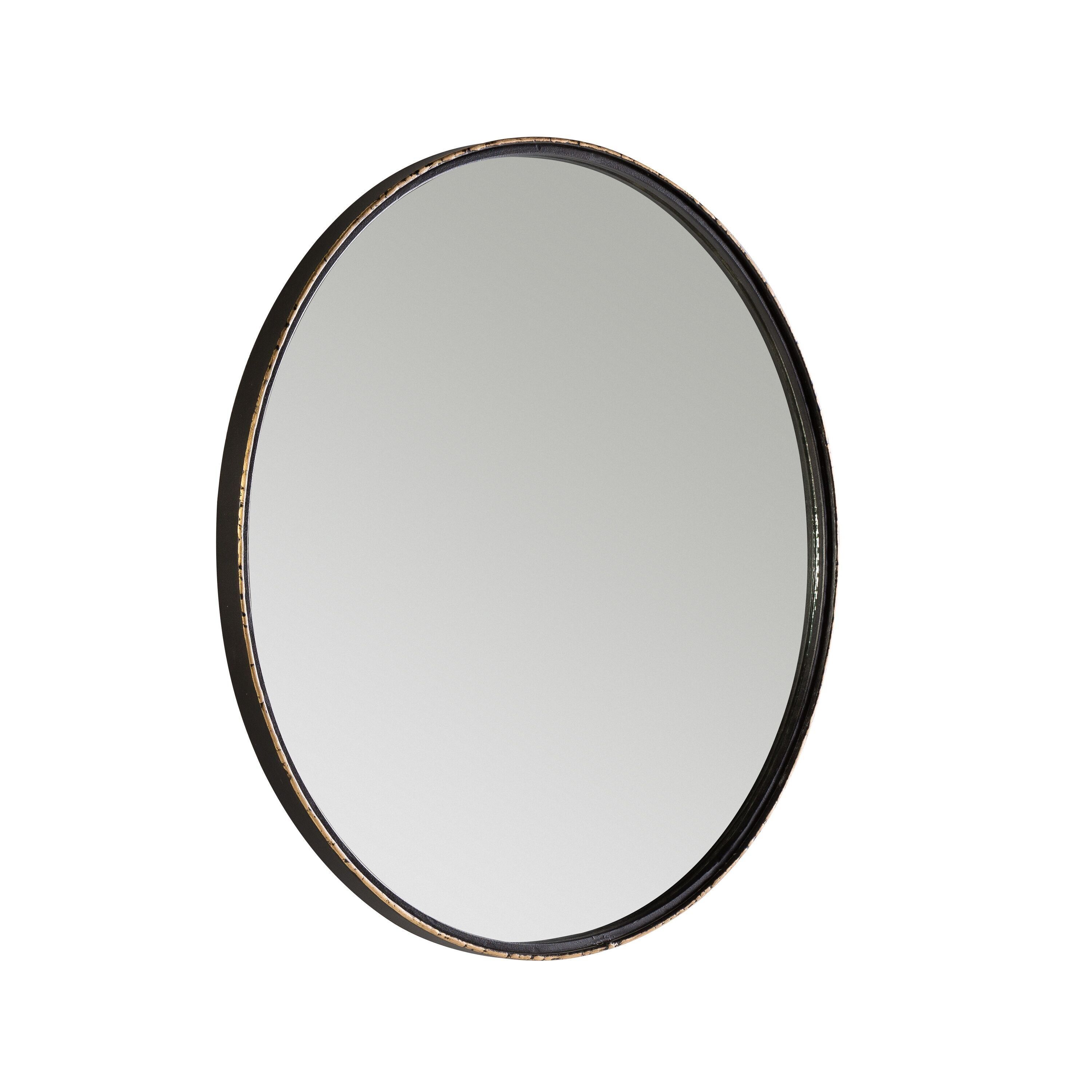 Buy wholesale MIRROR 61X61X3 BLACK/GOLD METAL TH6663500