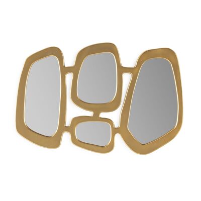 MIRROR 91X2X61 GOLDEN METAL TH1341300