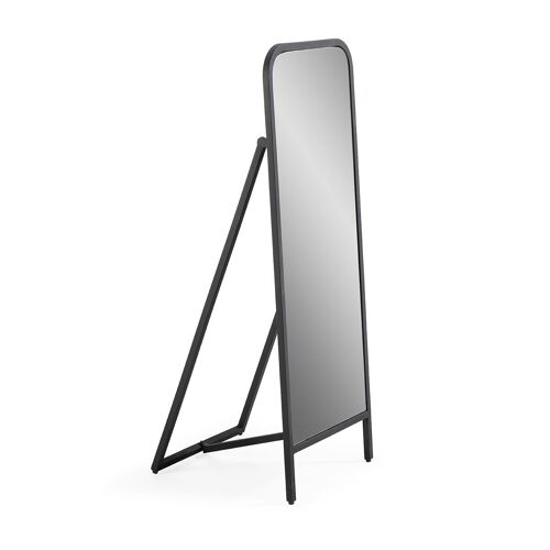 ESPEJO DE PIE 45X45X122 CRISTAL/METAL NEGRO TH6959600