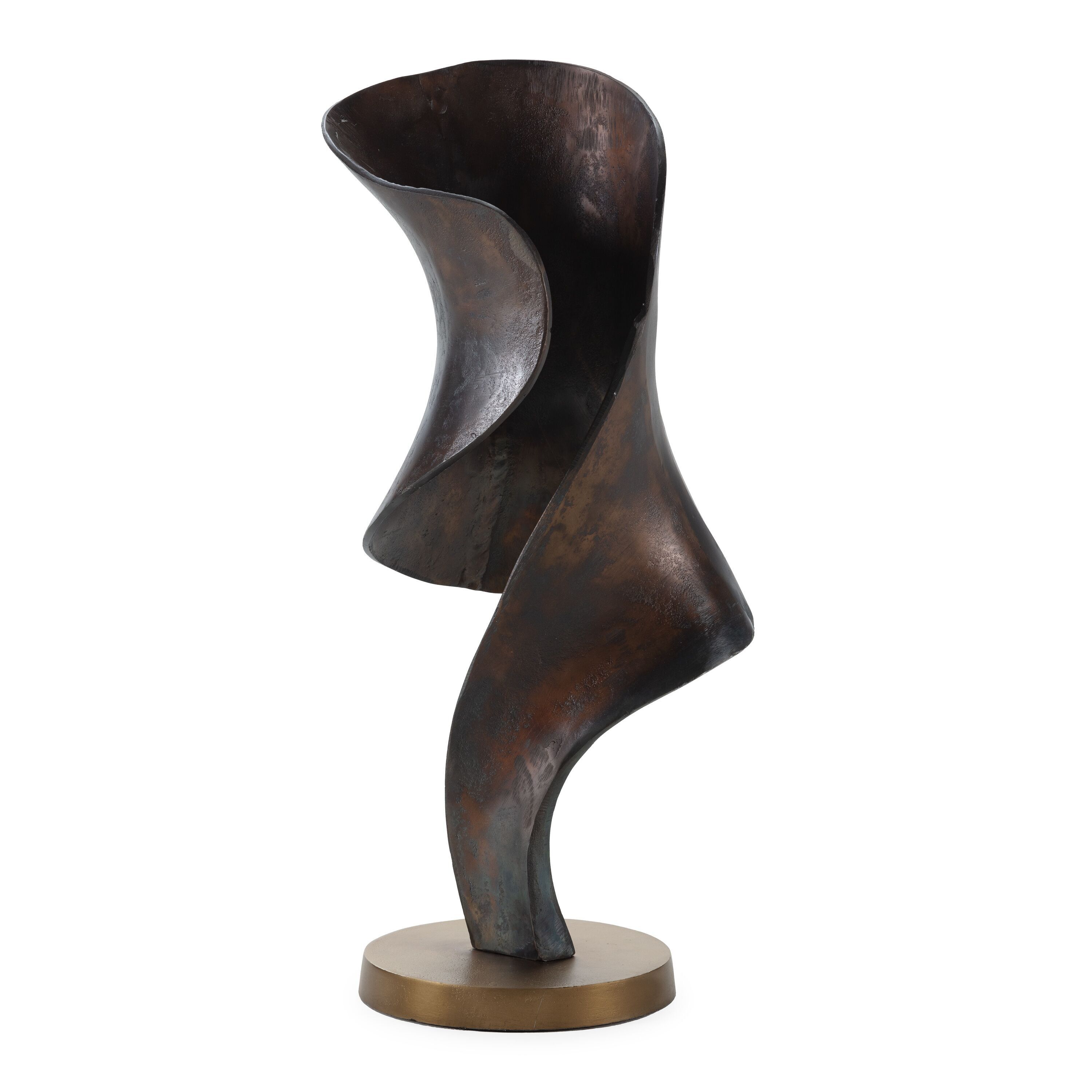 FIGURA 28X25X61 ANTICO BRONZO ANTICO/ORO METALLO TH5419700
