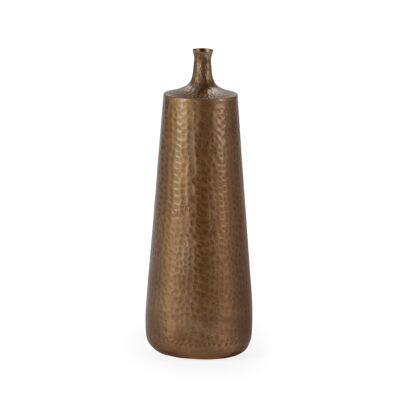 VASE 22X22X60 AGED GOLD METAL TH5416100