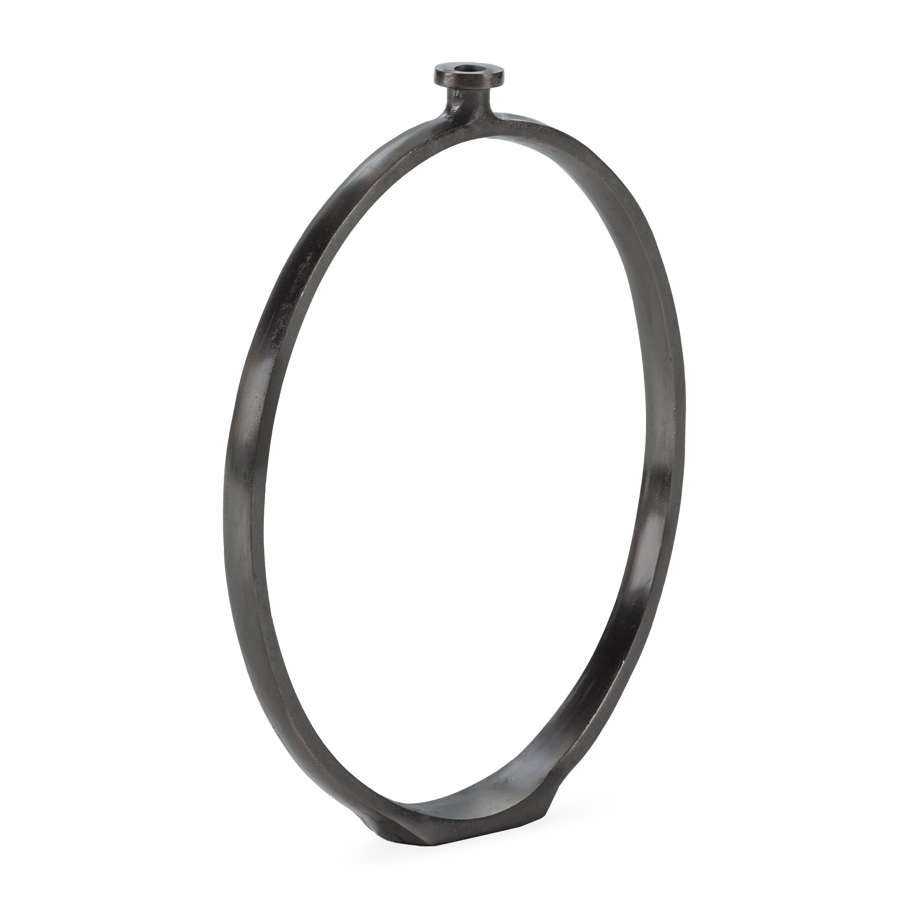 VASO 50X5X61 METALLO PIOMBO ANTICO TH5420300