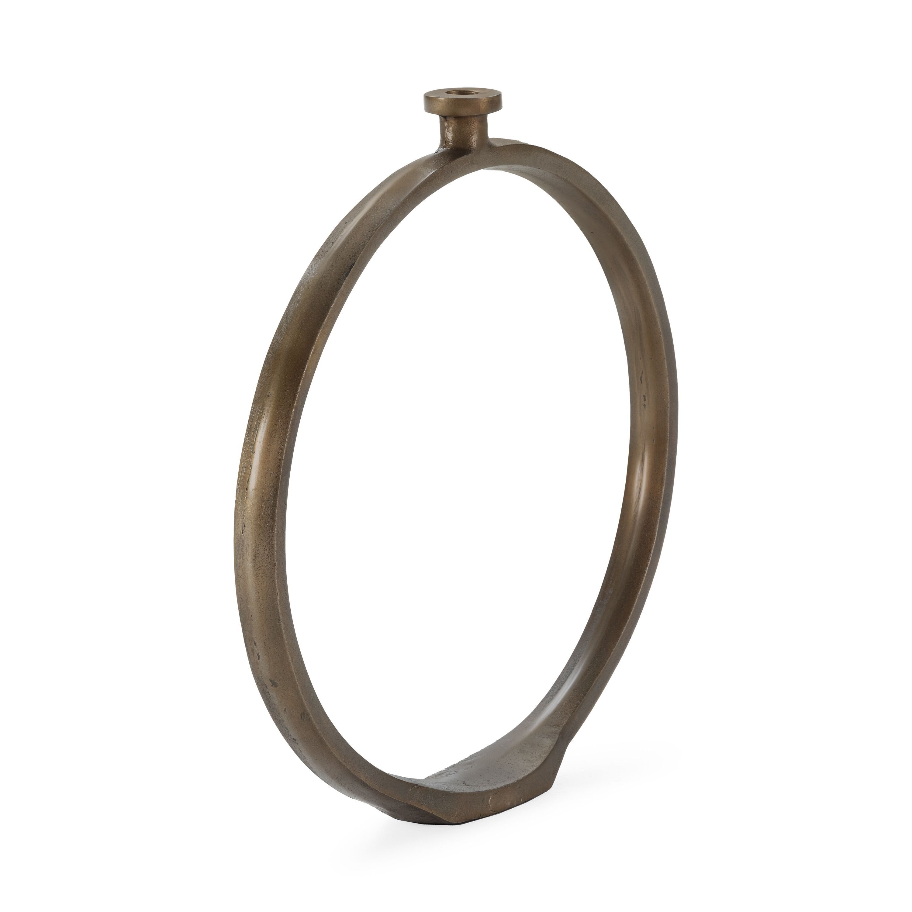 VASO 57X5X51 METALLO DORATO ANTICO TH5420200