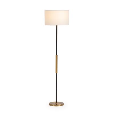 LAMPADAIRE SANS ABAT-JOUR 25X25X146 MÉTAL – NOIR/DORÉ TH6587800