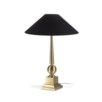 LAMPE DE TABLE 15X15X60 MÉTAL DORÉ SANS ÉCRAN TH2215600 1