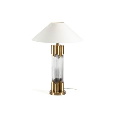 TABLE LAMP 16X16X60 GOLD METAL/TRANSPARENT GLASS WITHOUT SCREEN TH2216600