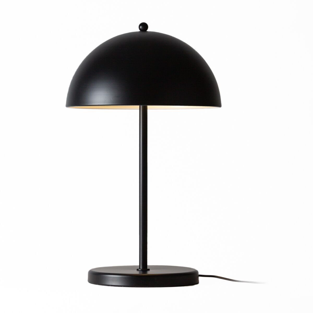 LAMPADA DA TAVOLO 36X36X53 METALLO NERO OPACO TH2216500