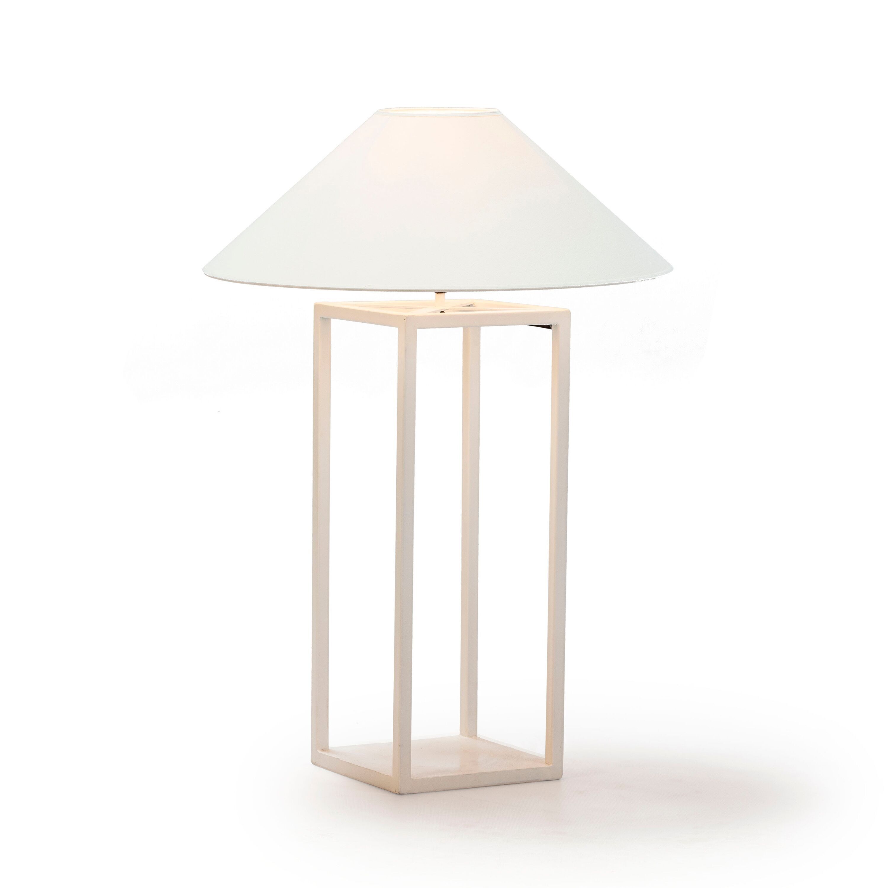 LAMPADA DA TAVOLO 20X20X52 METALLO BIANCO TH2550700