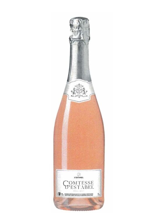 Vin pétillant brut rosé COMTESSE D’ESTABEL