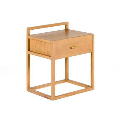NIGHT TABLE 50X40X60 NATURAL WOOD TH7642903