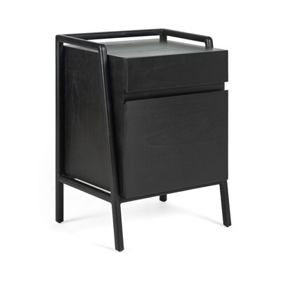 MESITA DE NOCHE 50X40X70 MADERA NEGRO TH7647101