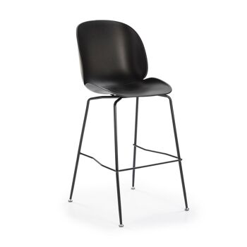 TABOURET 51X59X103 MÉTAL NOIR/ABS NOIR TH2567001 1