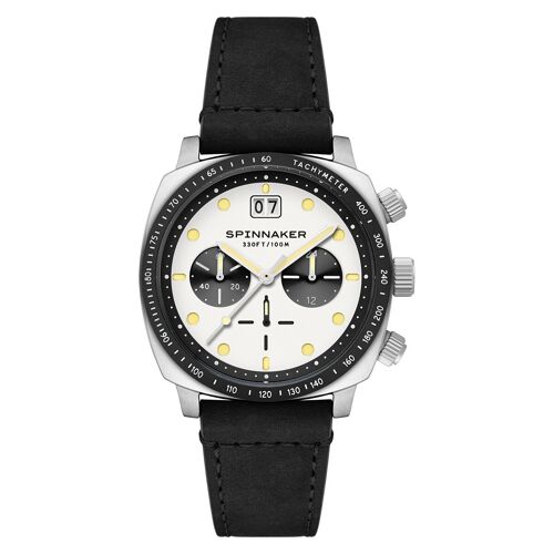 SPINNAKER - Hull Chronograph PANDA WHITE - SP-5068-07 - Montre homme