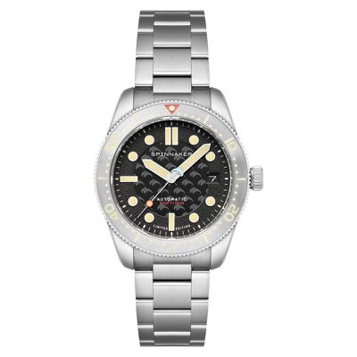 SPINNAKER - Croft Mid-Size OCEAN BLACK - SP-5129-22 - Reloj para hombre - Edición limitada