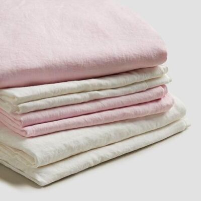 Blush Pink Bedtime Bundle - King Size (with Super King Pillowcases)