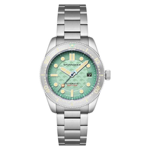 SPINNAKER - Croft Mid-Size OCEAN TURQUOISE - SP-5129-33 - Montre homme - Edition Limitée Dolphin Project