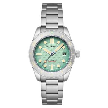 SPINNAKER - Croft Mid-Size OCEAN TURQUOISE - SP-5129-33 - Montre homme - Edition Limitée Dolphin Project 1