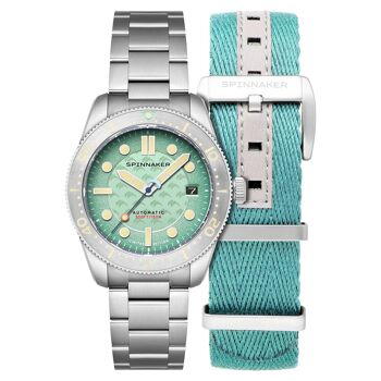 SPINNAKER - Croft Mid-Size OCEAN TURQUOISE - SP-5129-33 - Montre homme - Edition Limitée Dolphin Project 2