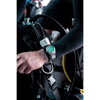 SPINNAKER - Croft Mid-Size OCEAN TURQUOISE - SP-5129-33 - Montre homme - Edition Limitée Dolphin Project 11