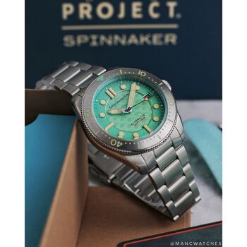 SPINNAKER - Croft Mid-Size OCEAN TURQUOISE - SP-5129-33 - Montre homme - Edition Limitée Dolphin Project 19