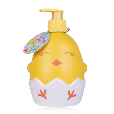 Distributeur savon mains 500ml YOU ARE EGGCELLENT, senteur sucre d'agrumes - 8159210