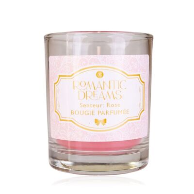Candela ROMANTIC DREAMS, profumo di rosa - 560799