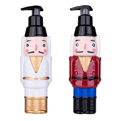 Liquid soap dispenser 320ml NUTCRACKER, 2 models/assorted scents - 350347