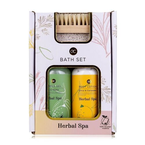 Coffret pour le corps+brosse à ongles HERBAL SPA - 6059179