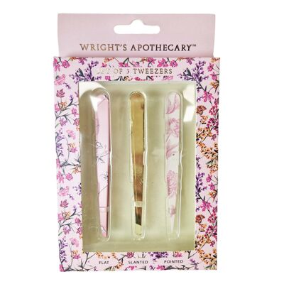 Box of 3 SECRET GARDEN tweezers - 501749