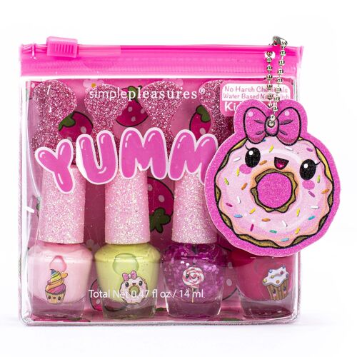 Coffret 4 Vernis à ongles à l'eau + séparateur orteils KIDS CUTIES - 730001