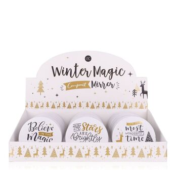 Miroir pailleté WINTER MAGIC - 830112