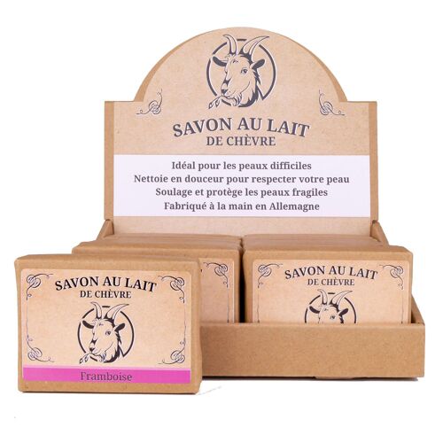 Savon au lait de Chèvre FRAMBOISE - 380903
