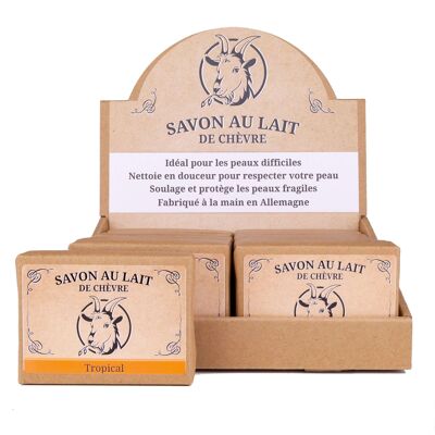 Savon au lait de Chèvre TROPICAL - 380900