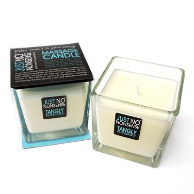 Massage candle 200g AROMATHERAPY JUST NO NONSENSE, peppermint - 1135