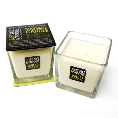 Massage candle 200g JUST NO NONSENSE, wild clove and lime scent - 1131