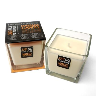 Massage candle 200g JUST NO NONSENSE, mango, apple & Papaya scent - 1134