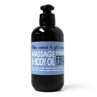 Huile de massage  200ml JUST NO NONSENSE parfum coton propre&frais - 1100