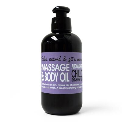Olio da massaggio 200ml AROMATERAPIA JUST NO NONSENSE, sinergia rilassante - 1107
