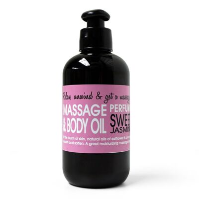 Olio da massaggio 200ml SOLO NON SENSO, dolce profumo di gelsomino - 1103