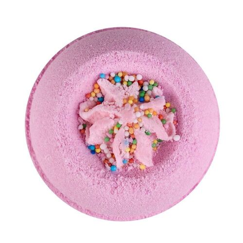 Bombe de bain /Boule effervescente pour le bain ICE CREAM 190g, senteur bubble gum - 230550