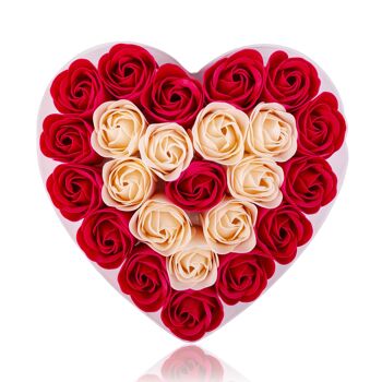 Coffret coeur de Roses de savon - 230007 3