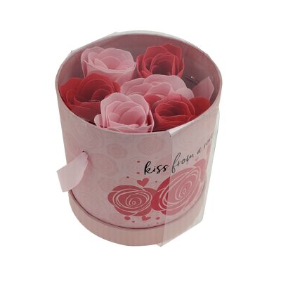 Caja de rosas de papel para jabón - 230474