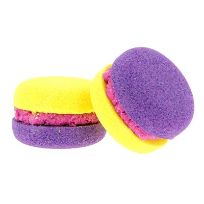 Macaron effervescent blanc 70g, senteur : Prune - 260210