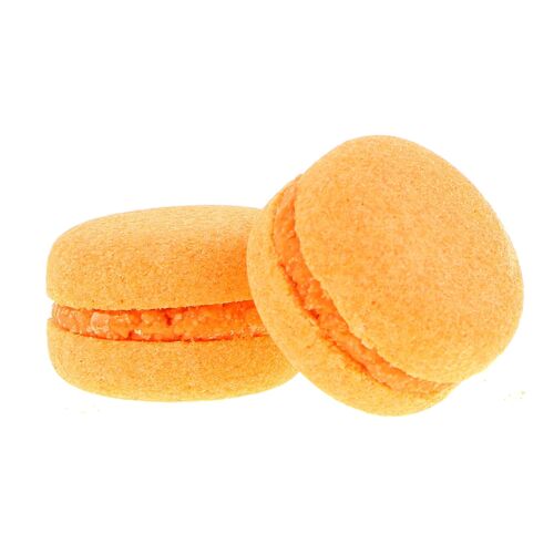 Macaron effervescent Orange 70g, senteur : Pêche - 260204