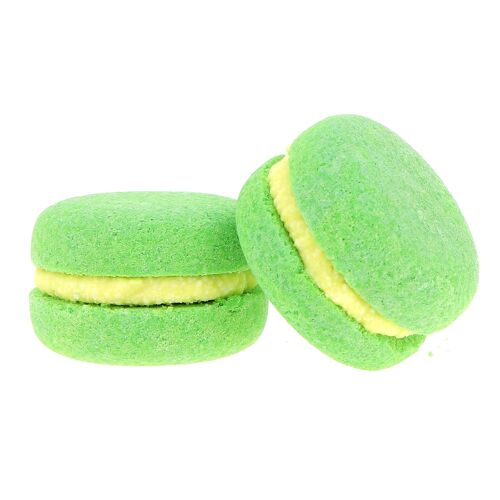 Macaron effervescent Vert 70g, senteur : Pomme - 260207