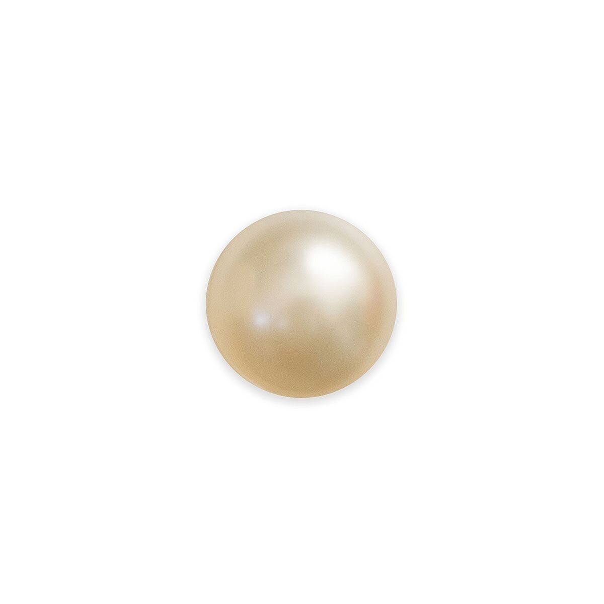 Perle de bain ronde Blanc nacré, Senteur Vanille - 100207