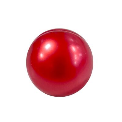 Perla de baño redonda Rojo nacarado, Aroma a rosas - 100202