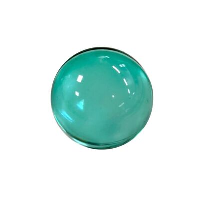 Perla de baño redonda transparente turquesa, aroma marino - 100328
