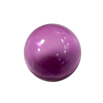 Violette transparente runde Badeperle, Lavendelduft – 100315
